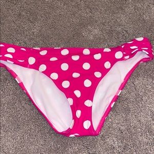 Polka dot bathing suit bottoms